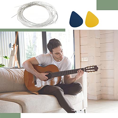 Guitare Cordes en Nylon,Cordes en Nylon pour Guitare Classique,Cordes de Guitare,Cordes en Nylon,Apporter 2 Plectres… - Les Beatles, Paul McCartney, John Lennon, RIngo Starr, George Harrison Guitare Cordes en Nylon,Cordes en Nylon pour Guitare Classique,Cordes de Guitare,Cordes en Nylon,Apporter 2 Plectres… – Image 5