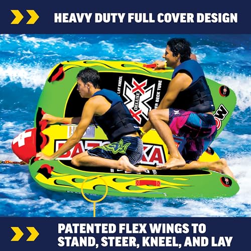 Inflable decktube con capacidad multipersona de arrastre náutico 2