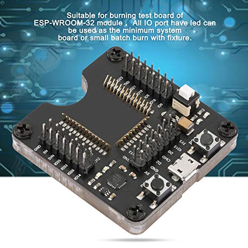 Support de test ESP32 anti-erreur avec broches de précision et détection LED des pannes IO