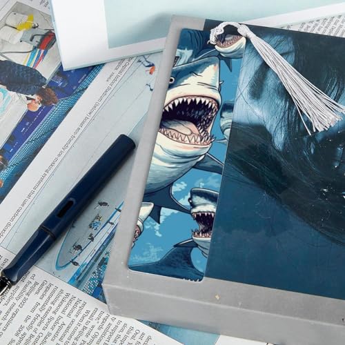 Marque-pages requin à pompons pour vos moments de lecture cocooning - 7