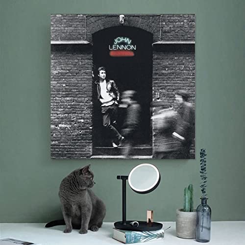 Poster sur toile John Lennon Rock ‘N’ Roll pour décoration de chambre à coucher, paysage sportif, décoration de bureau, chambre – 70 x 70 cm - Les Beatles, Paul McCartney, John Lennon, RIngo Starr, George Harrison Poster sur toile John Lennon Rock 'N' Roll pour décoration de chambre à coucher, paysage sportif, décoration de bureau, chambre - 70 x 70 cm – Image 4
