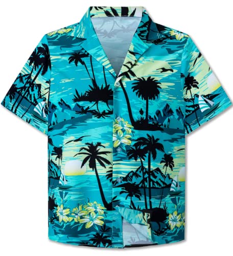 SANGTREE Family Matching Hawaiian Outfits Men Women Girl Boy Clothes4