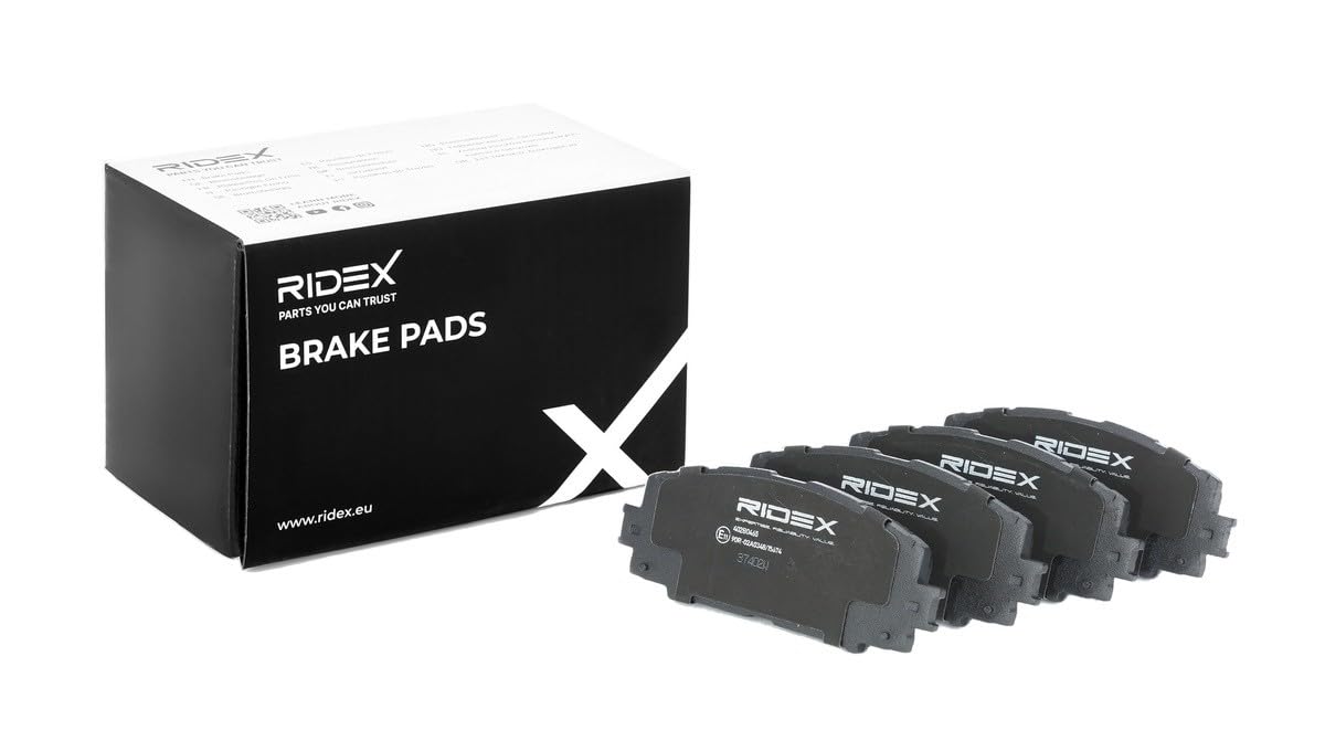 RIDEX 3405B2811 Juego para eje Kit de discos de freno y pastillas Delantero sin tornillos compatible con TOYOTA PRIUS PLUS ZVW4