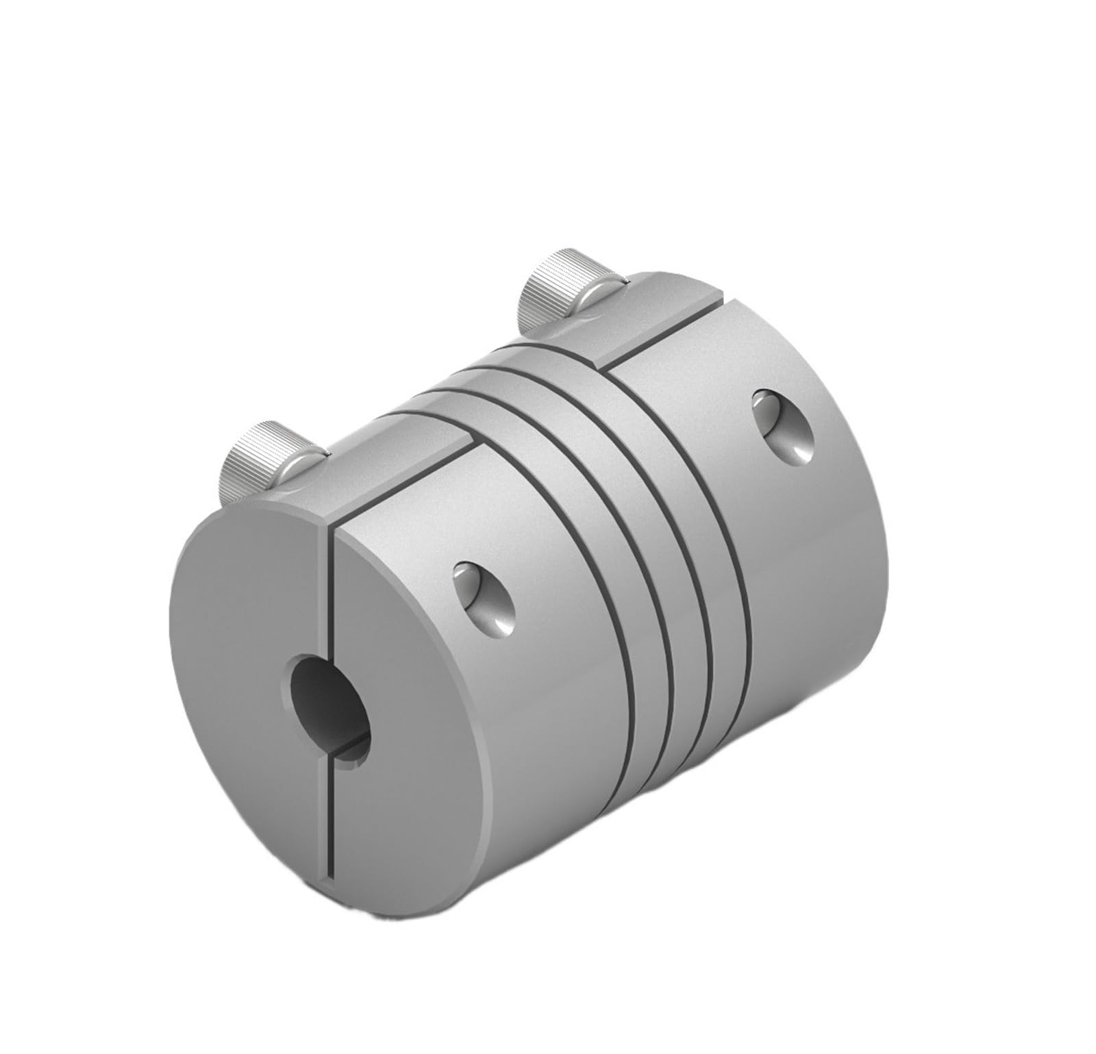 Rigid Coupling,Stainless Steel Rigid Coupling 1pcs D20L25 Aluminium CNC Flexible Shaft Couplings Coupler Couples 3D Printer Accessories(7mmx10mm)