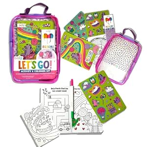 Ooly Let’s Go Activity & Coloring Kit – Unicorn Candy Town