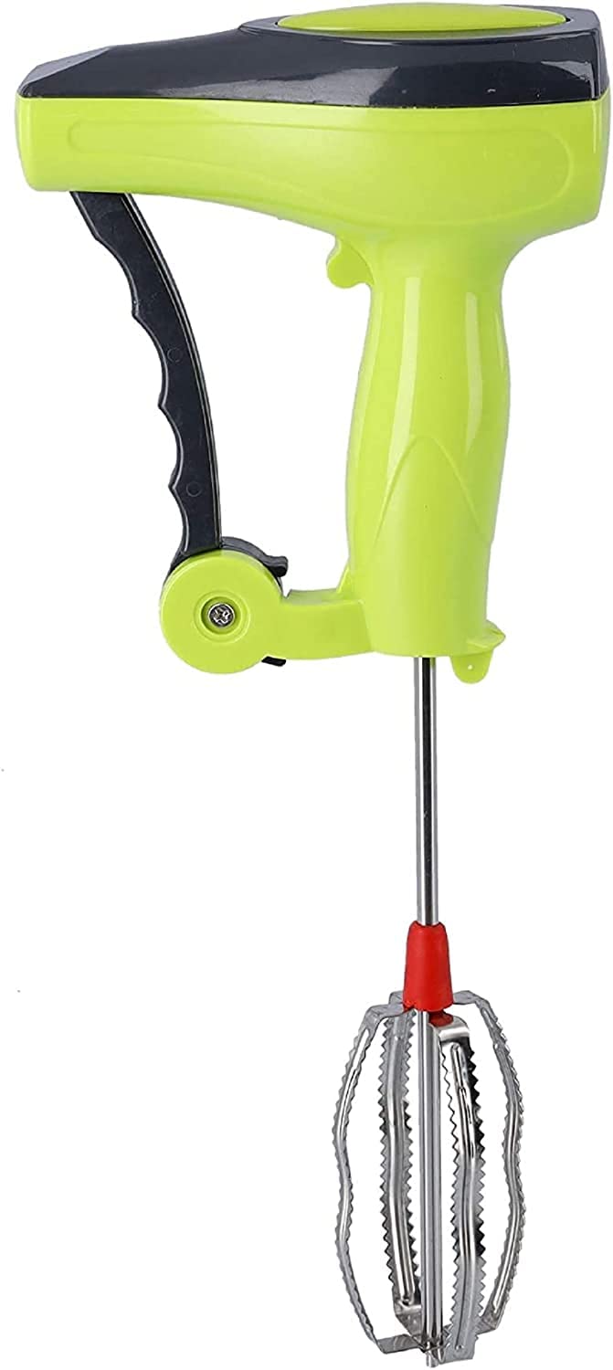 Power Free Hand Blender with Stainless Steel Blades Manual Lassi Maker and Egg Beater Portable Coffee Frother and Milk Mixer Hand Operated Kitchen Tool for Whisking and Blending-PO-1-image-32