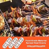 QuliMetal 66040 グリルヒートディフレクター Weber Genesis II 300シリーズ Genesis II E-310 II E-315 II E-330 II E-335 II S-310 II S-335 ガスグリル 17GA ヒートディフレクター ウェーバー66685交換用 3個パック