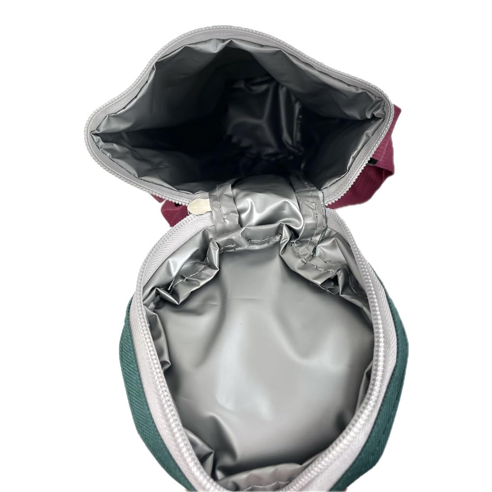 Kühltasche für Flaschen bis 1,5 Liter, Flaschenkühltasche, Größe 12 x 32 cm, Kühlbox, Kühlbeutel, mit verstellbarem Schultergurt Set ideal für unterwegs