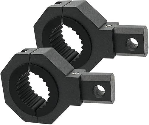 Miniatura 7 de Kit de abrazadera de montaje para barra de luces LED, 360 grados, 0.75 pulgadas, 1 pulgada, 1.25 pulgadas, 2 piezas, abrazadera de tubo de barra