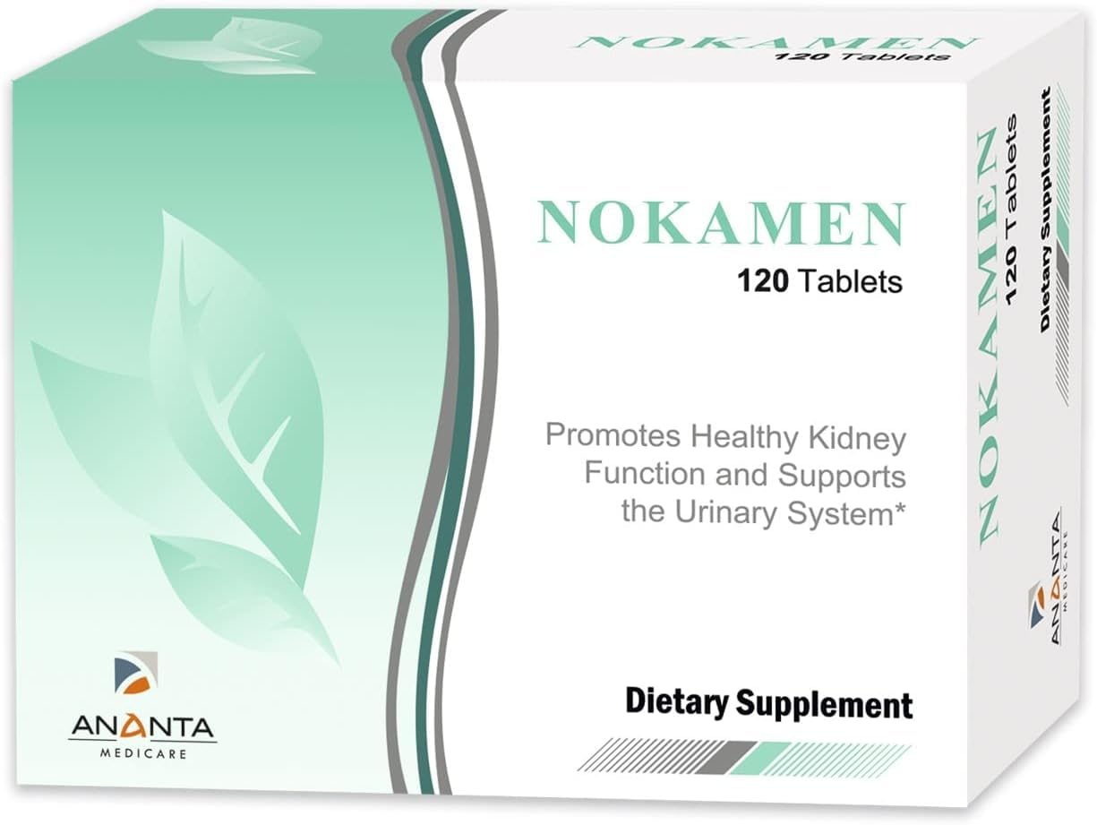 Nokamen Kidney Support Supplement – Herbal Formula for Urinary Tract Health – 120 Tablets