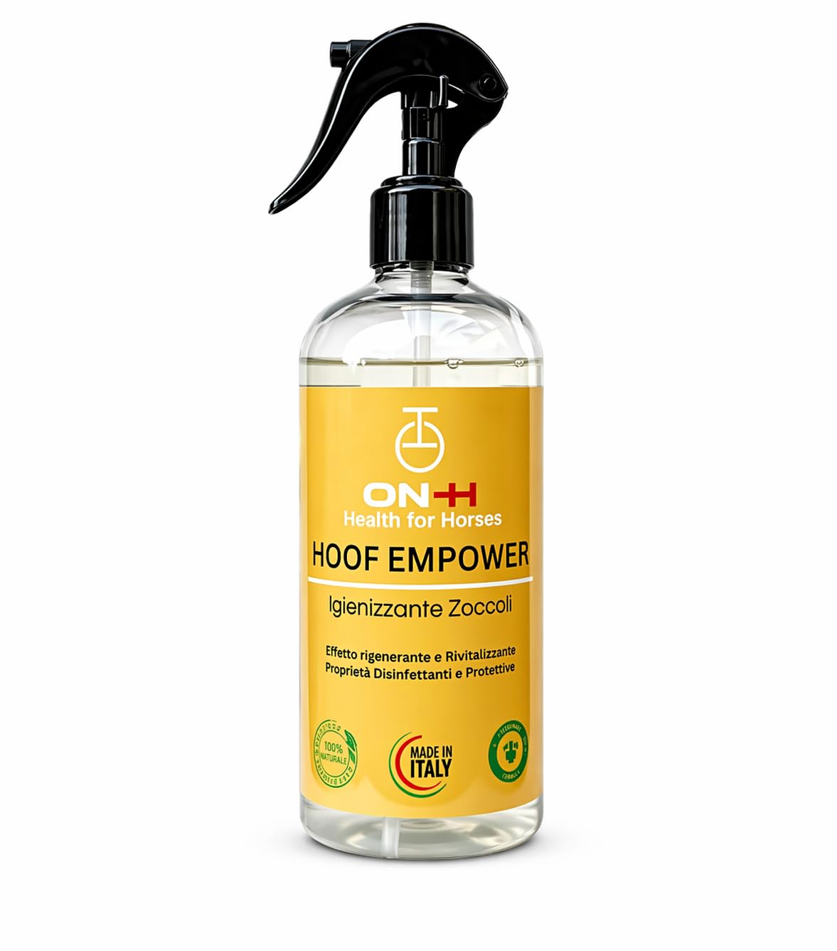 ON-H Hoof Empower 500 ml | Igienizzante e Rinforzante per Zoccoli Cavalli | Protegge da Umidità e Impurità - Favorisce Struttura Forte e Sana | Ideale per Uso Quotidiano in Scuderia