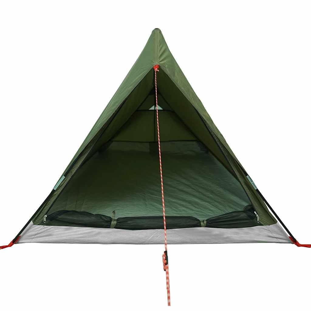 Tenda da campeggio per 2 persone, verde oliva, impermeabile, pop-up per 2 persone, in poliestere leggero, portatile, con rivestimento in poliuretano, 212 x 132 x 90 cm, ideale per campeggio, spiaggia