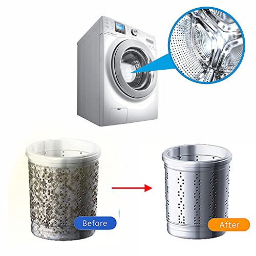 Image of Scalegone 100GM x Pack of 4 Washing Machine Descaler Powder Removes Hard Water Scale Cleans Drum | For Top Load and Front Load Machine Cleaning Easy to Use Quick Scale Remover Formula