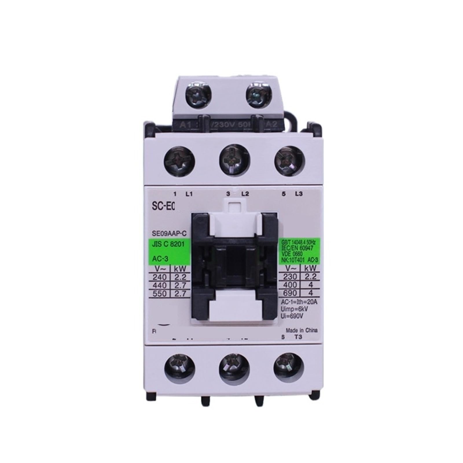 Contacteur ca SC-E04P DC110V bobine pour armoire de commande