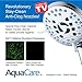 Hotel Spa AquaCare High Pressure 8-Mode Handheld Shower Head - Anti-clog Nozzles, Built-in Power Wash to Clean Tub, Extra Long 6 ft. Stainless Steel Hose, Wall & Overhead Brackets