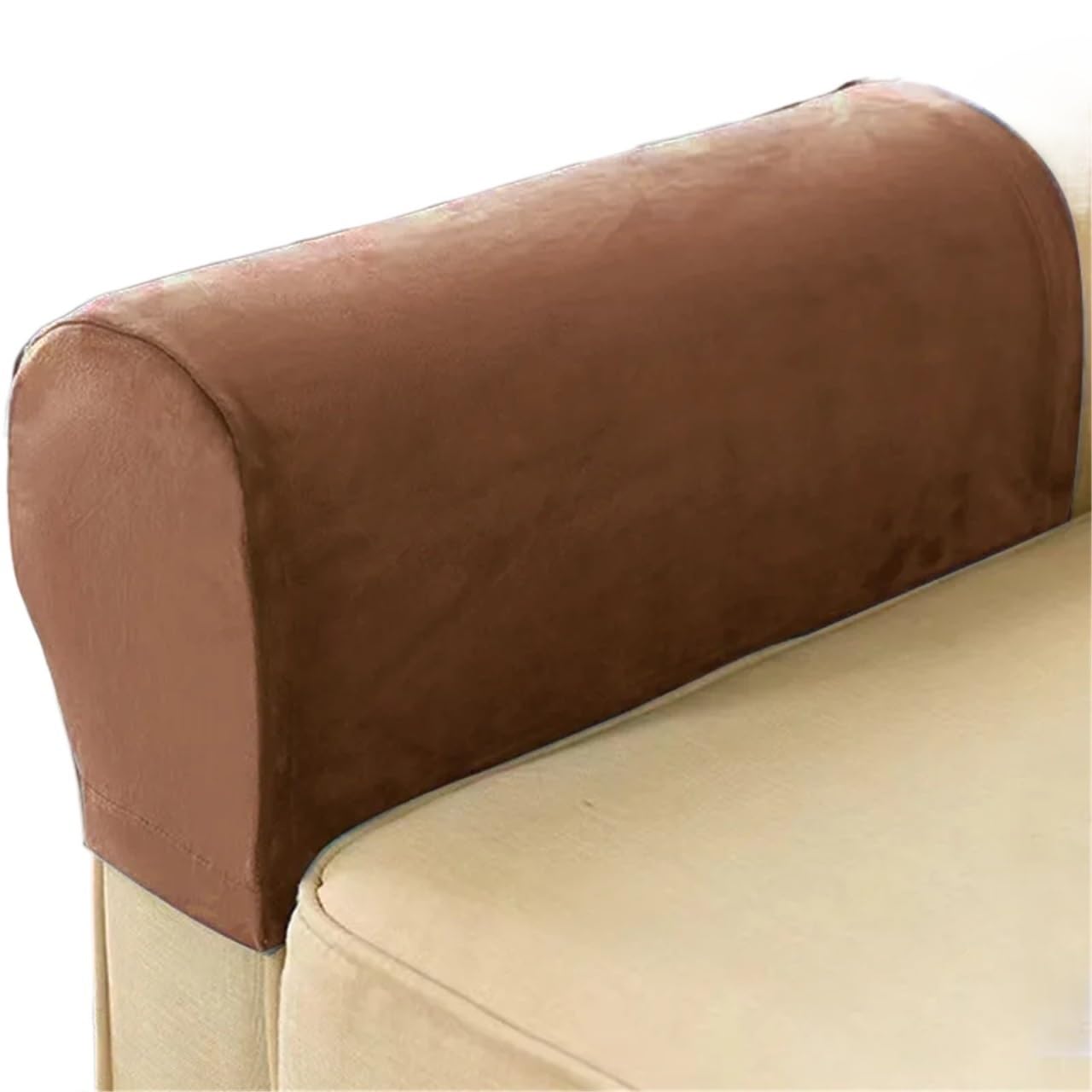 Yangshe Stretch Elastic Armrest Cover 3 Pack for Sofa, Chair Arm Protector Anti-Slip Full Coverage