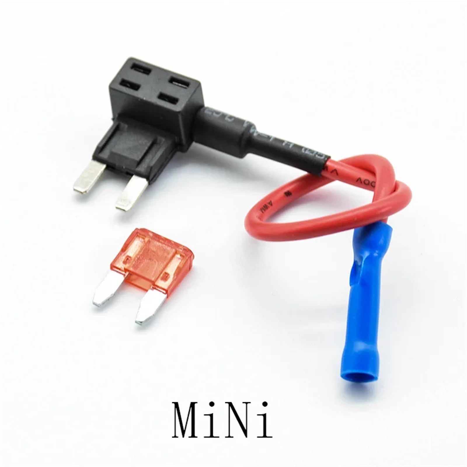 12 V Mały i średni bezpiecznik samochodowy dodatkowy obwód adapter mikro / mini/standard ATM APM Blade, 10A ATM ostrze bezpiecznik automatyczny uchwyt bezpiecznika (kolor: 10 szt. Mic