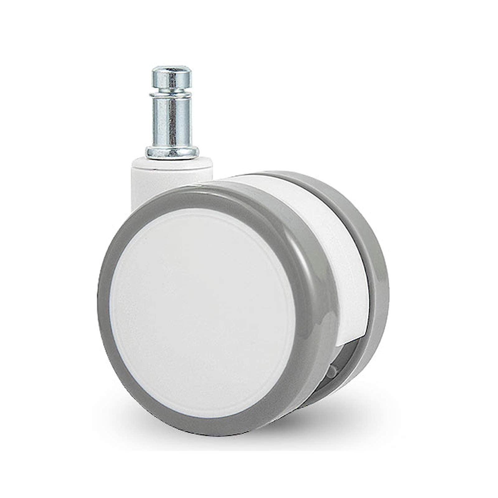 Ruote con rotelle per sedie da Ufficio, Ruote Doppie universali da 2,6 Pollici 65 mm, Ruote in Poliuretano, Ruote di Ricambio per sedie girevoli, rotelle per mobili per sedie da co