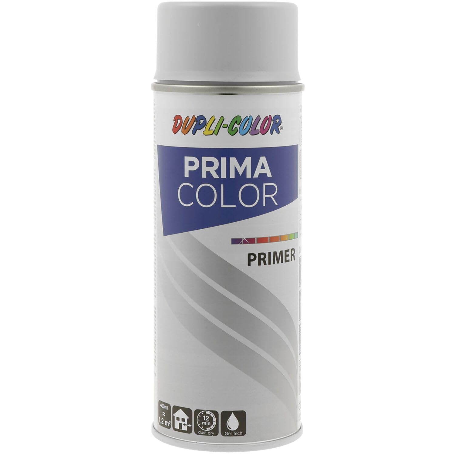 vasalat Dupli-Color Lackspray 6X reinorange + 6X saphirblau RAL 2004/5003 glänzend + 6X Rostschutz Spray grau, Grundierung Prima - Haftgrund Spray zum Schutz vor Neuer Rostbildung