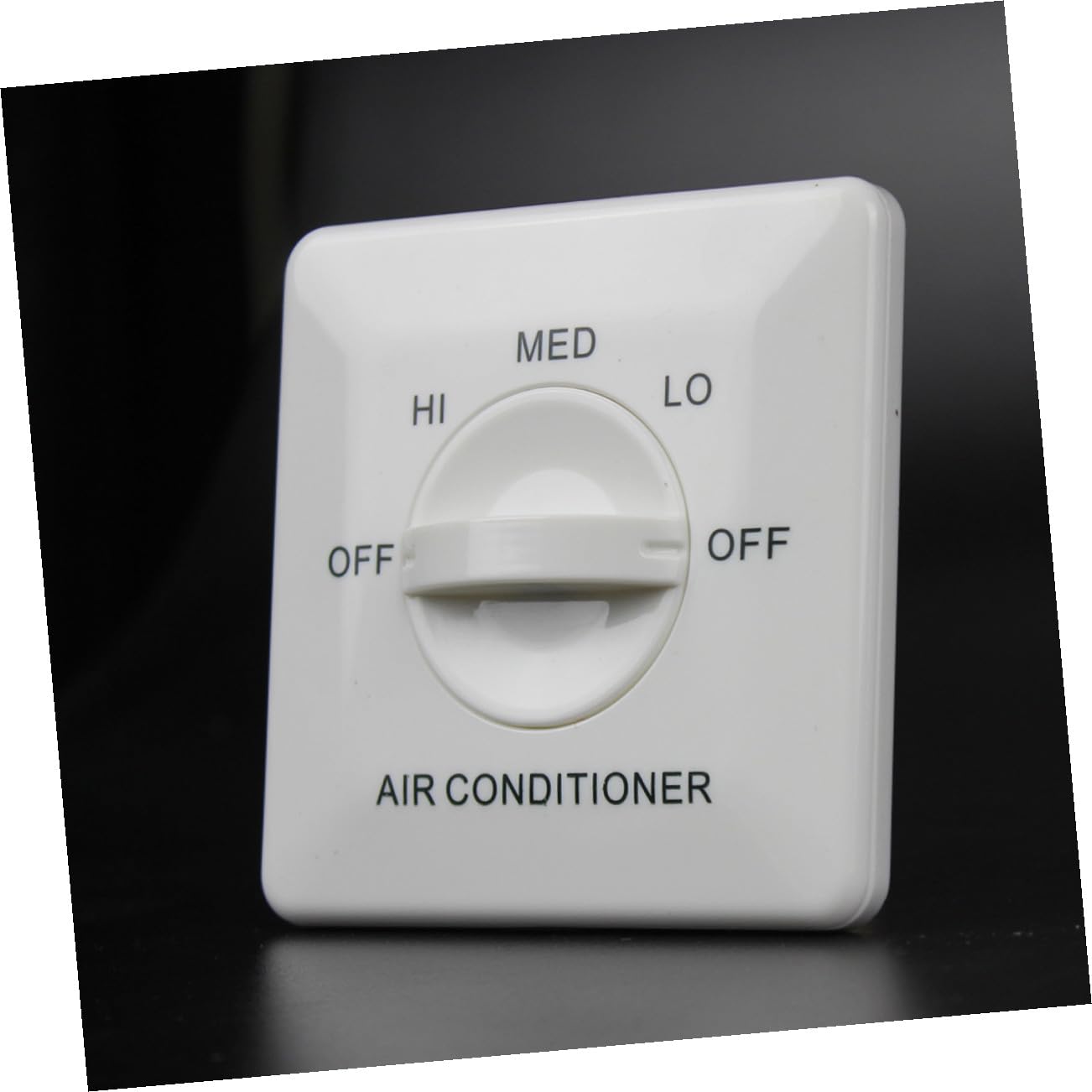 jojofuny Interruttore Velocità Fan Coil a 3 Velocità in Abs Bianco Regolazione Ventilatore per Condizionatore D'aria Centralizzato