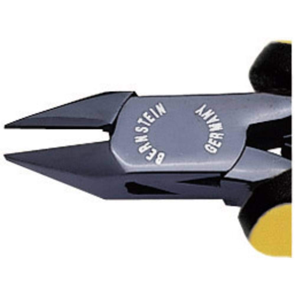 Bernstein Werkzeug GmbH 3-656-15 szczypce boczne EUROline, 125 mm, ze spiczastą główką szczypcową, odprowadzające dwukolorowe osłony na dłonie
