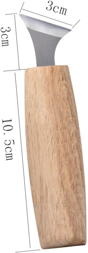 Artibetter 2pcs -vanadium Hand Chisel Tool for Wood Carving Carving Tools for Artists and Carpenters Hardwood Handles for Comfort Type