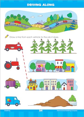 School Zone 06316 Big Kindergarten Workbook: 320 Pages thumb #3