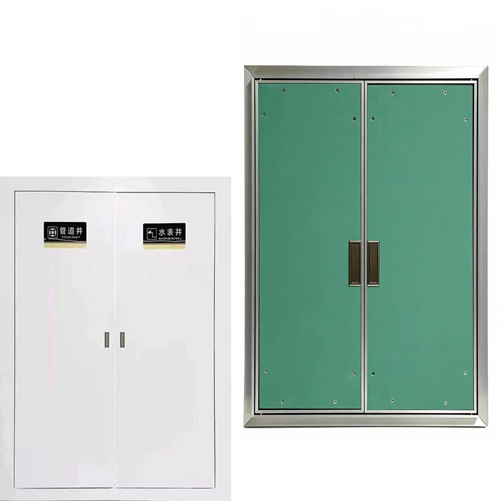 Genérico Panel de Acceso Alto y Estrecho de Doble Puerta para Paneles de Yeso, Puerta de inspección Oculta para Paneles de Yeso pintables para plomería y Electricidad, Puerta de Acceso con