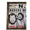 Arimex N.W.A. Narcos With Attitude El Chapo Pablo Escobar Caro Quintero wooden picture frame Mobsters man cave painting Wall art Poster. Tony Montana El Chapo Pablo Escobar Art work (18' X 13')