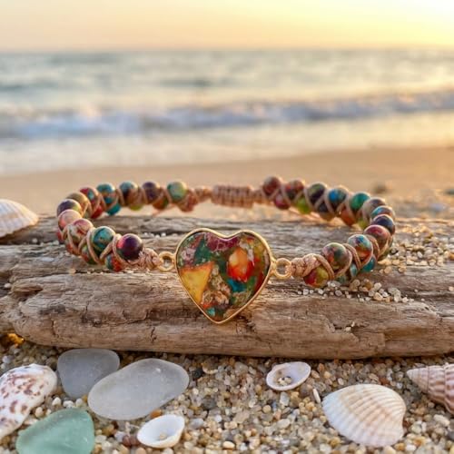 Image of YGLINE Stone Bead Yoga Meditation Bracelet Healing Crystal Double Layer Natural Gemstone Beaded Relax Anxiety Bracelets for Women Men