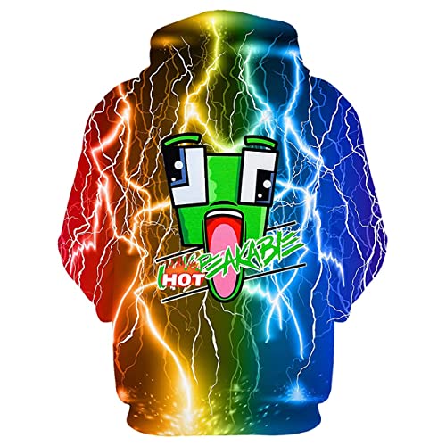 Jvuqhla Youth Pullover Hoodie 3D Printing Cartoon Sweatshirt Fashion Merch For Kids Boys Girls #TOP1