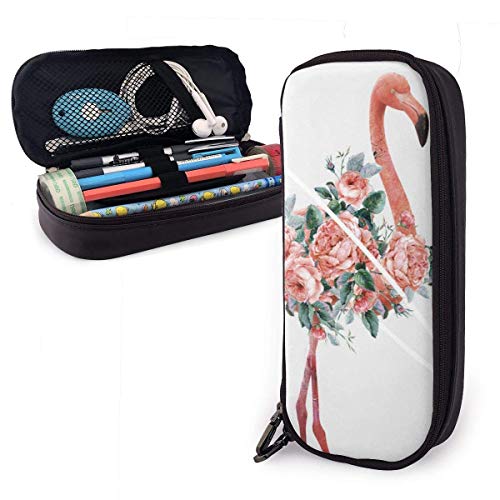 Preisvergleich Produktbild Ledermäppchen mit Stifthalter, Briefpapier mit großer Kapazität, Kosmetiktasche, Bluetooth-Headset