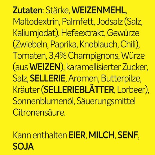 MAGGI Professional Jäger-Sauce mit Champignons, vegan, Ergiebigkeit 6L, 1er Pack (1 x 600g GastroBox)