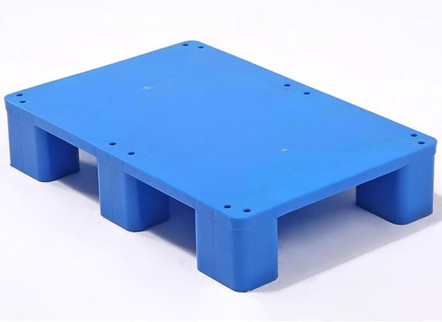 Lightweight Plastic Pallet, Mini Moisture Proof Polyethylene Storage Solution for Restaurant Kitchens, Shops, Supermarkets, and Warehouses,Red,50x40x12cm