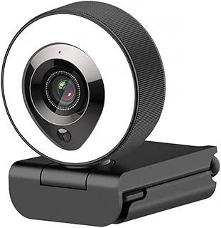 UKCOCO 1 Set Camera Computer Camera Laptop Camera Webcam with Microphone PC Webcam Fill Light Webcam Web Camera with Mic Multifunction Webcam with Mic Live Webcam 2k Automatic Black Video