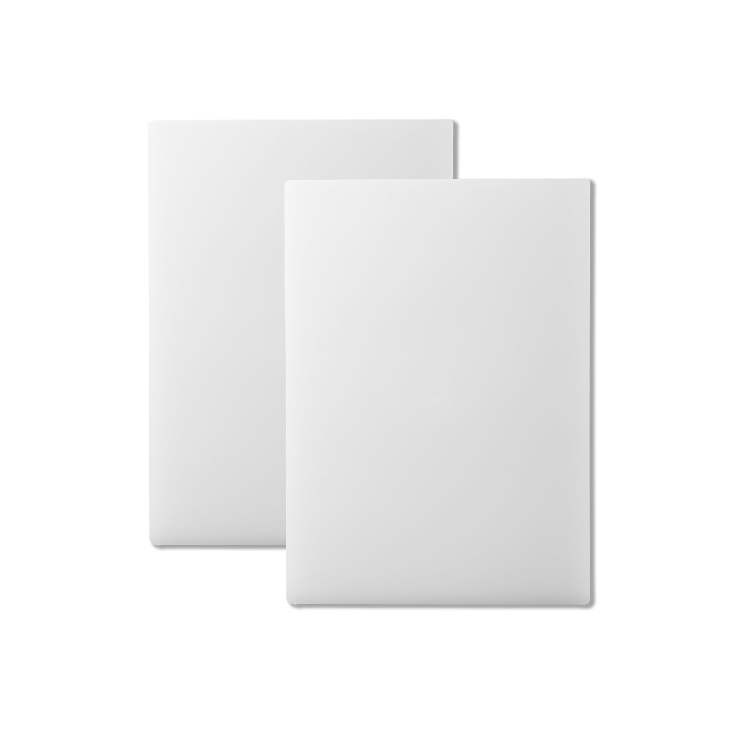 Set 3 Taglieri In Polietilene HACCP - Bianco, Spessore 0.8 Cm, Made In Italy, Lavabili In Lavastoviglie