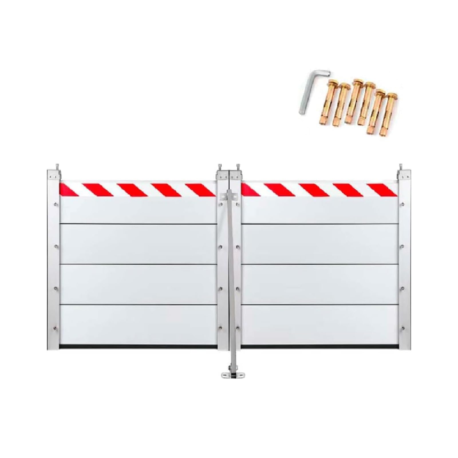 Barrière anti-inondation aluminium modulaire plaque retenue eau 60x40