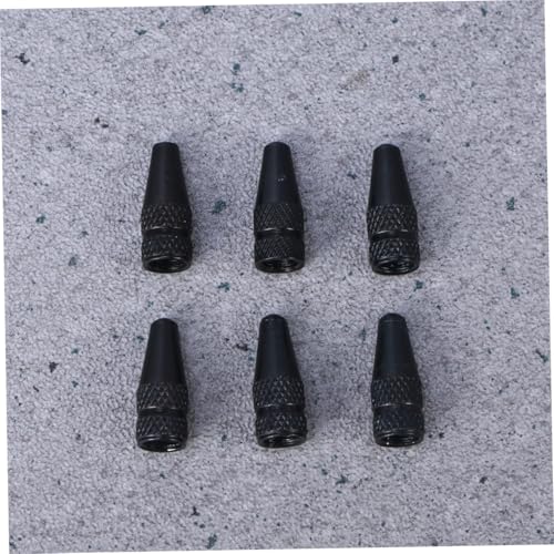 Totority 12pcs Tapas de Válvula Francesa de Aleación de Aluminio para Neumáticos de Bicicleta Antióxido Tapas para Bicicleta con Rosca Suave Sellado Protección contra Polvo para Bicicletas de Ruta y Montaña Negro miniatura 4
