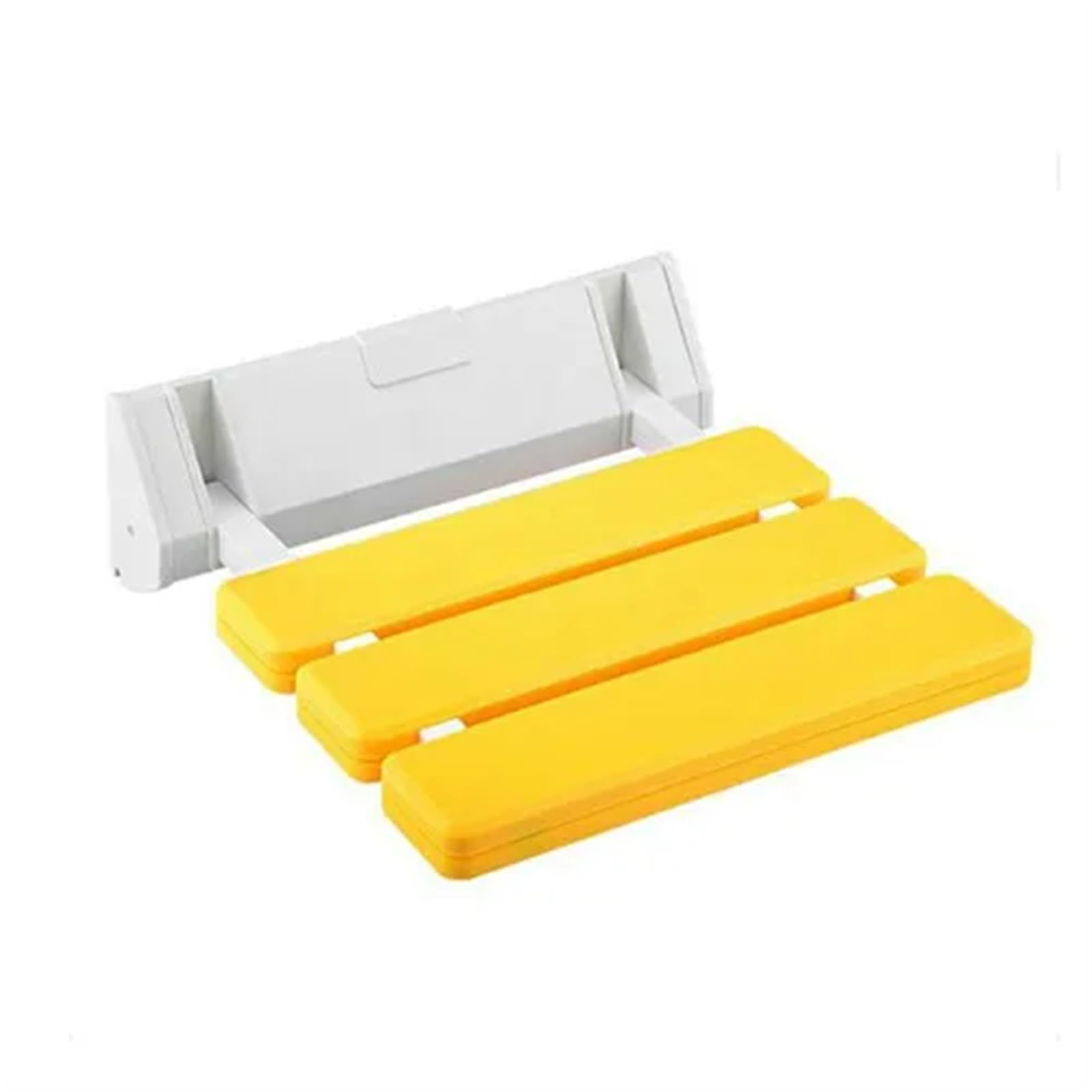Wall Mounted Shower Seats Bathroom Folding Chair Bath Elderly Spa Toilet Bench Stool for Shower(Yellow)