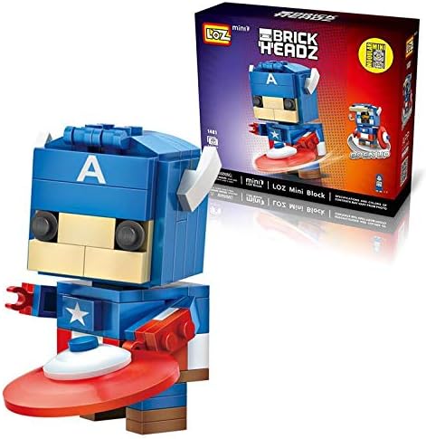 Happytoys LOZ Blocks Captain America Action Figure Toy
