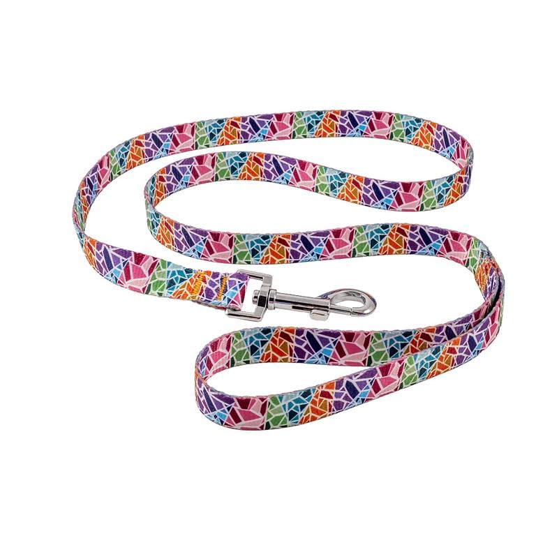 Laisse DRW avec mousqueton robuste pour chien et chat motif Gaudi