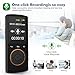 MP3 Player, Safuciiv 32GB MP3 Player with Bluetooth 5.2 HiFi Lossless Audio Quality, One-Touch Recording, FM Radio, Premium Audio Experience for Music Enthusiasts, Deep Black