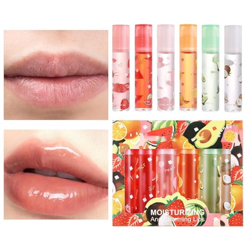 Aceite de labios relleno: juego de aceite labial apto para viajes, bálsamo labial enrollable, accesorios de maquillaje de labios diarios para compras, reuniones, citas, viajes, hogar, trabajo Tongfeng