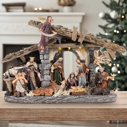 image for Ultym Extra-Large Nativity Set Indoor, 25