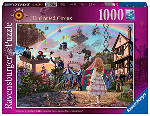 Ravensburger - Puzzle il circo magico, 1000 Pezzi