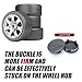 Titgoes 4 PCS Wheel Center Caps, Scratch-Resistant Wheel Hub Caps Modification Decoration/2.32