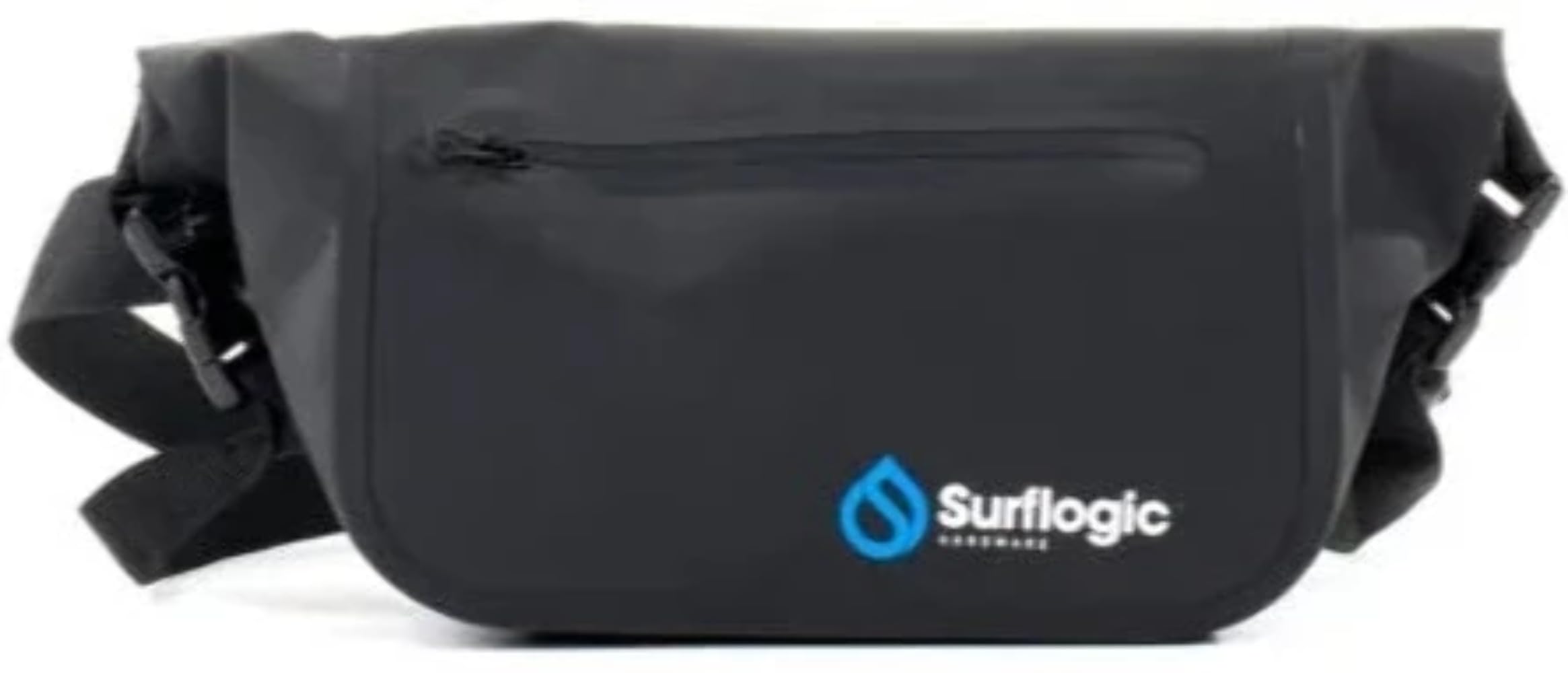 SURF LOGIC Unisex's Waterproof Dry Waist Pack 2l Accessories, Black (Black), one Size