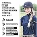Troxel ES Sleek Horse Riding Helmet, Low-Profile, Self-Adjustable Design, Safety Horseback Riding Gear, Small (6-5/8 - 7), Black
