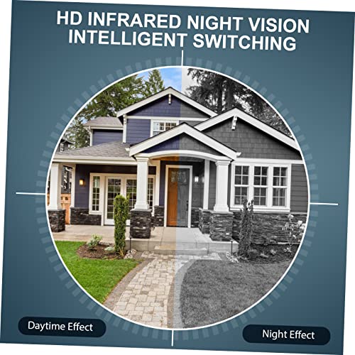 DOITOOL 5 Unidades campainha câmera wi-fi câmera sem fio doméstico vídeo Wifi plástico