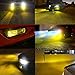 Alla Lighting 3800lm H8 H11 LED Bulbs H16, 3000k Gold Yellow Fog Lights High Illumination ETI 56-SMD Xtreme Super Bright Lamp Replacement